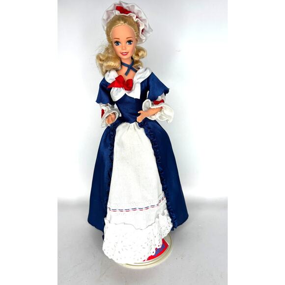 Mattel 1994 Colonial Barbie Doll American Stories Collection Special Edition Vtg - Picture 1 of 7